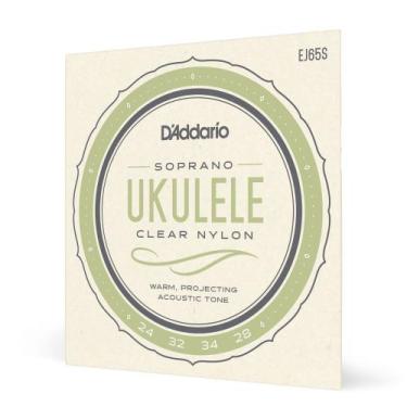 Imagem de Encordoamento Para Ukulele Soprano Pro-Arte Custom Nailon Transparente