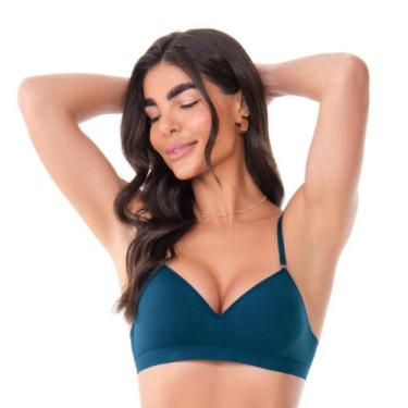 Imagem de Sutiã Comfort Alças Finas e Reguláveis com Bojo sem Costura Anoitecer 