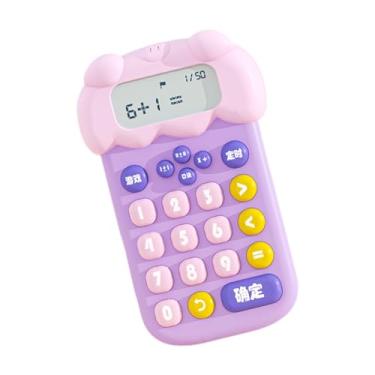 Imagem de predolo Calculadora de bolso infantil fofa para escritório e mesa para meninos e meninas, Rosa