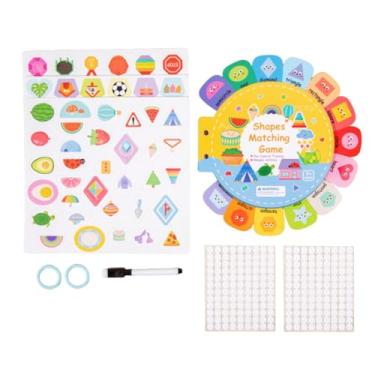 Imagem de EHJRE Livro de Atividades com Adesivos para Educação Infantil, Brinquedo de Aprendizagem Sensorial, Pré-escola, Forma Cognitiva