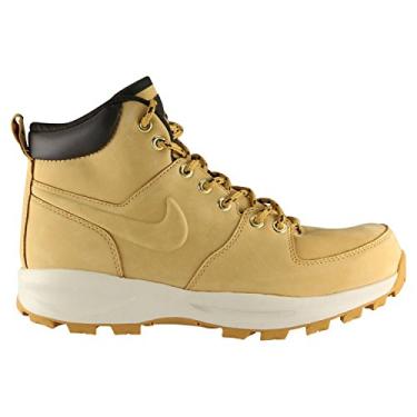 Imagem de Nike Bota masculina de couro para caminhada Manoa, Palheiro/palheiro - veludo marrom, 6.5