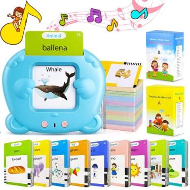 Imagem de Talking Flash Cards AHJ em espanhol e inglês, criança de 1 a 6 anos