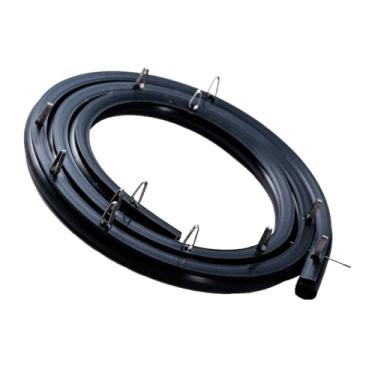 Imagem de OEM 316239700 Vedação de vedação de porta de forno com 12 clipes de montagem compatíveis com fornos Frigidaire Kenmore Ranges FEF303BWA FEF303CWA, substitui 833130 AP2126661 EAP440011 AH440011