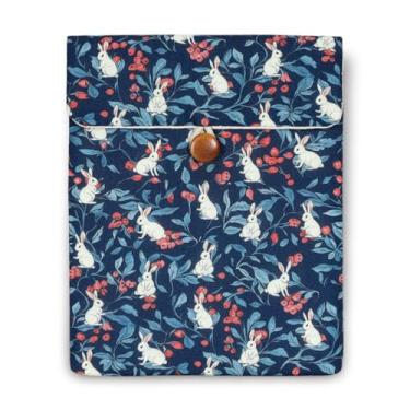 Imagem de Clezolraa Bolsa para Kindle de 6 a 7 polegadas para Kindle Paperwhite 2024 de 17,3 a 17,8 cm, Kindle 2024/2022 de 6 polegadas, Colorsoft, Oasis, Capa com Envelope Acolchoada de Algodão com Estampa