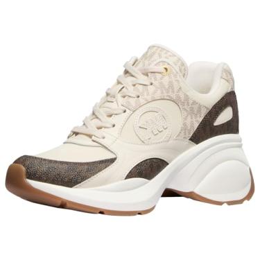 Imagem de Michael Kors Tênis feminino Zuma Trainer, Marrom multi, 35