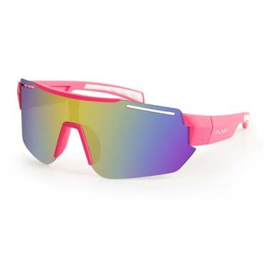 Imagem de Óculos de Sol Esportivo UV400 Kaus Rosa Alma Genius