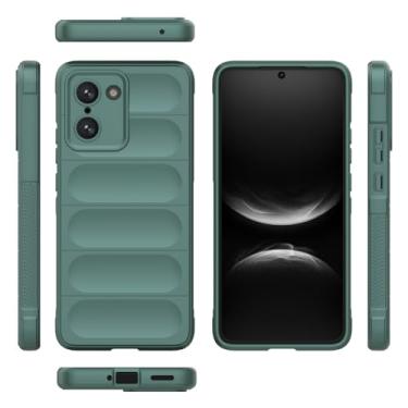 Imagem de Capa compatível com OnePlus Nord CE5, compatível com OnePlus Ace 5 Racing TPU capa protetora de celular de silicone macio verde