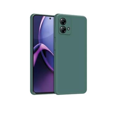 Imagem de Capinha De Silicone Aveludada Moto G84 5g (Verde Militar)
