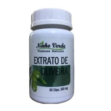 Imagem de Extrato de Oliveira Ninho Verde 60 Cápsulas 500 mg  Produto Natural - 