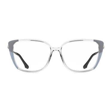 Imagem de Armação Feminia Colcci Judy C6153 D39 Transparente Com Azul