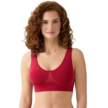 Imagem de Wacoal Sutiã feminino de alças largas B-Smooth, Regina Red, 34