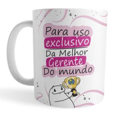 Imagem de Caneca Xicara Gerente profissões 325ml para gerente - Voar Personaliza