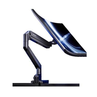 Imagem de Suporte para monitor único braço de montagem, suporte de mesa para monitor de mola a gás, braço de monitor totalmente ajustável para tela de 17 a 32 polegadas, comporta 9 kg, VESA 75 x 75 ou 100 x 100