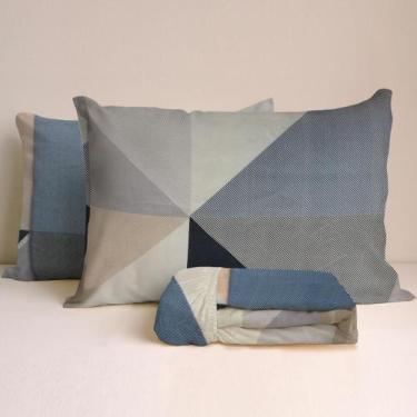 Imagem de Jogo De Lençol Casal 3 Peças Simples Micropercal Cama Box Lençol com E