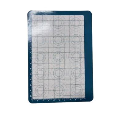 Imagem de Tapete de Silicone, Tapete de Silicone Culinario, para Bolo de Massa óleo e Panelas Cozinhar, 42 Cm X 30 Cm / 21cmx30cm(COM MEDIDOR GRANDE AZ,21X30CM)