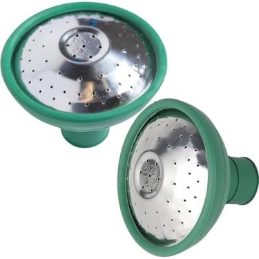 Imagem de 2 peças regador universal cabeça de rosa pulverizador de irrigador de água de jardim serve para todos os regadores, perfeito para plantas de jardim interno e externo