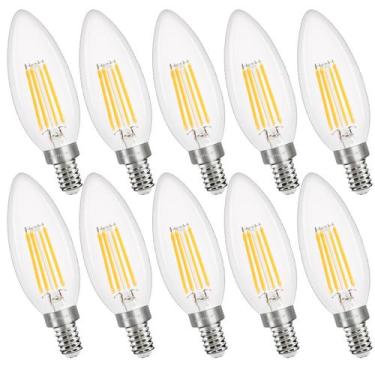 Imagem de Lâmpada LED comzler B11 Candelabro regulável E12 4W 3000K 400LM