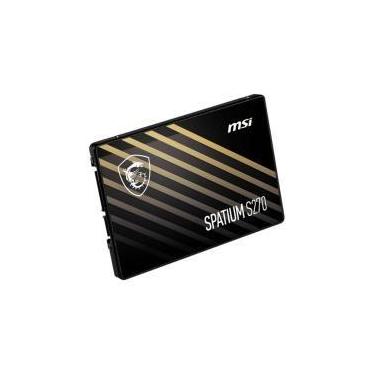 Imagem de SSD MSI Spatium 240GB S270 SATA3 2,5 7MM Leitura 500MB/S Gravacao 400M