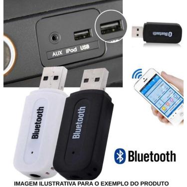 Imagem de Adaptador Conector Bluethoot Wireless Usb / P2 Som Veículos