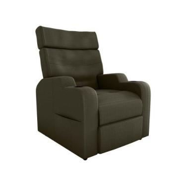 Imagem de Poltrona do Papai Reclinável Premium Com porta copos e porta controle 