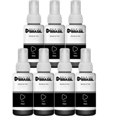Imagem de Kit 7 Tintas Para Epson T664 L355 L365 L395 L455 L1300 L110 - Bulk Ink