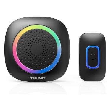 Imagem de Campainha Sem Fio Até 300 Metros Rbg Resistente A Água Casa