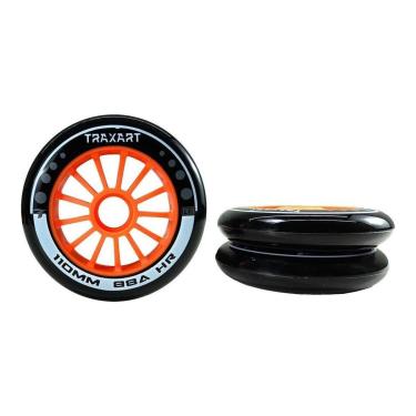 Imagem de Jogo de Rodas Traxart Revolt Freestyle  R3 110mm/88A HR - Laranja-Unissex