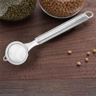 Imagem de Colher de sopa de cozinha de aço inoxidável - à prova de ferrugem, resistente ao calor, colher de sopa confortável durável com cabo longo e ampla capacidade de tigela - Colher de sopa de metal