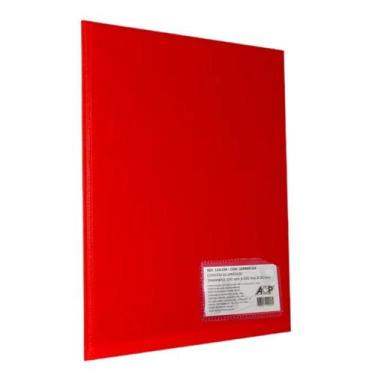 Imagem de Pasta Catalogo Com 50 Envelope Fino E 4 Colchetes Vermelho - Acp