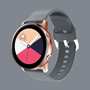 Imagem de Pulseira de substituição esportiva macia de 22 mm – pulseira de substituição de liberação rápida compatível com Galaxy Watch 3 de 45 mm, Galaxy Gear S3 Frontier, Galaxy Watch 46 mm, vivoactive 4/Venu