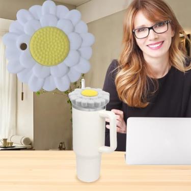 Imagem de Tampa à prova de poeira e canudo para Stanley Cup 1,134 g, acessórios de topo de canudo engraçados fofos e divertidos, acessórios de copo Stanley de 1,134 g selados, à prova de poeira e respingos para