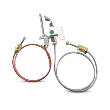 Imagem de HZSIFU Conjunto de termopar piloto universal PT-1 para lareira a gás, forno, aquecedor de água e caldeira, compatível com Rheem, Kenmore, Goodman