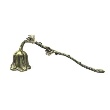 Imagem de IEUDNS Vela Apagador de Velas Apagando Fogo Decorativo Clássico Decoração Rústica, Bronze