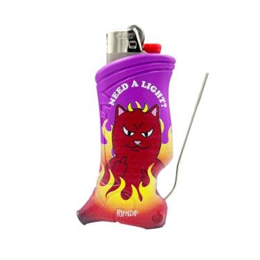 Imagem de Toker Poker - Estojo de isqueiro Bic Multi Tool, Rip N Dip Lord Savior Collection - Ferramenta com tudo incluído para acampamento e outros (Bem-vindo ao Heck)