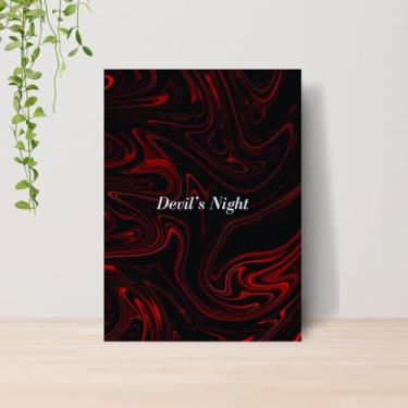 Imagem de Genérico, Quadro Devils Night Dark Romance A4 | Placa MDF 01