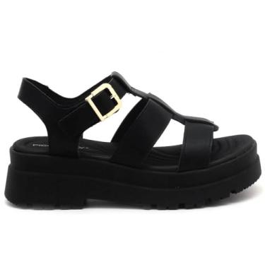 Imagem de Sandália Piccadilly Plataforma Tratorada Tiras Feminina 219007