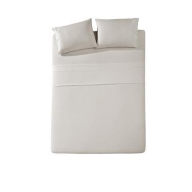 Imagem de Jogo de Cama King Döhler Atlântis 100% Algodão 180 Fios 4 Peças, Rosa