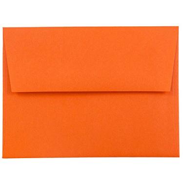 Imagem de Envelopes de convite coloridos JAM PAPER A2 - 4 3/8 x 5 3/4 - laranja reciclado - 50/pacote