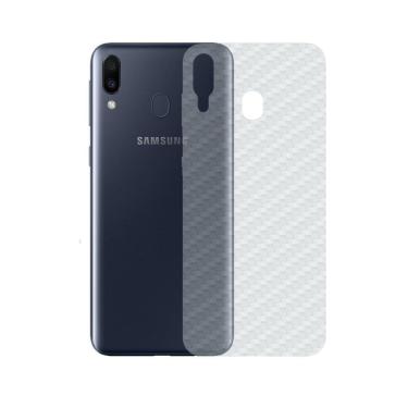 Imagem de Película Traseira De Fibra De Carbono Transparente Para Samsung Galaxy M20 - Gorila Shield