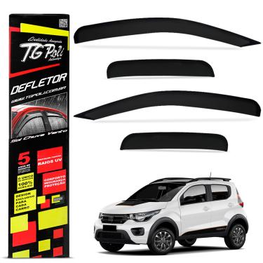 Imagem de Calha de Chuva Mobi 2016 a 2025 Defletor Fumê Tgpoli