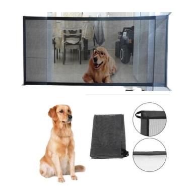 Imagem de Cercado D Proteção Porta Escada C/ Gancho Caes Gato Criança - LOJA CAE