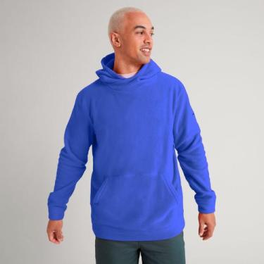 Imagem de Blusa Moletom Masculina Canguru com Bolsos e Capuz Quentinha - Slim Fi