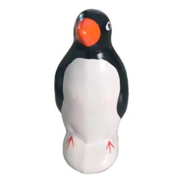 Imagem de Pinguim Imperador em Cerâmica Decorativo de Geladeira e Aparador - Vih