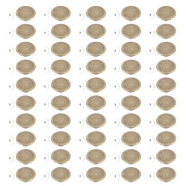 Imagem de Calças Botões Metal Ajustável Aço Inoxidável Bronze Antigo 17mm 50 Conjuntos Fixadores de Parafuso para Roupas e Acessórios