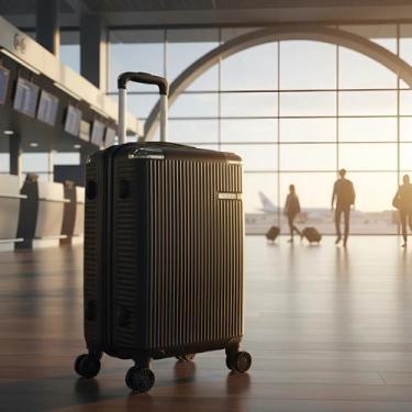 Imagem de Mala De Bordo Viagem 10kg Rígida Avião 360 Padrão Anac 035 - YQ APICE,