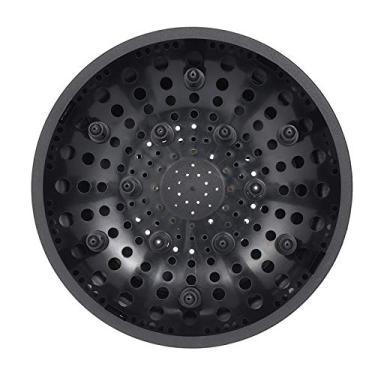 Imagem de Secador de cabelo difusor ajustável secadores de cabelo difusor para cabelos cacheados ou ondulados acório de estilo se encaixa na maioria dos secadores de cabelo