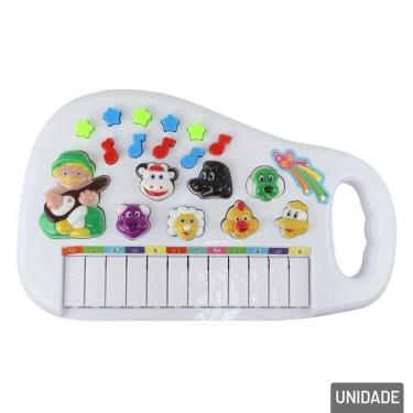 Imagem de Teclado Musical Infantil Maestro Fazendinhas - Tudo Em Caixa