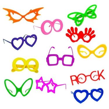 Imagem de Kit Óculos Festa Colorido 10/20/30 Unidades | Acessório Divertido para Eventos | Presente Temático para Festas (30)