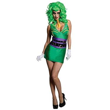 Imagem de Rubies Costume Co DC Comics Secret Wishes Fantasia de Coringa de Super Vilão, Verde, Small