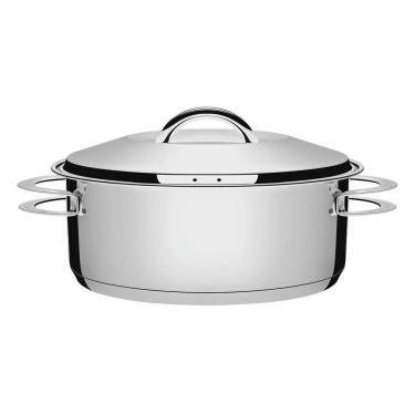 Imagem de Caçarola Tramontina Solar Rasa Em Aço Inox 28 Cm 7,1 L